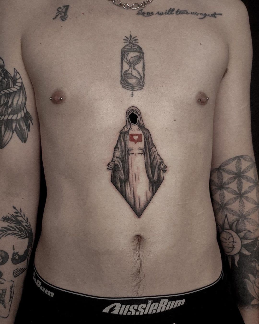 Polish Catholic Mary Tattoo