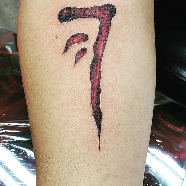 Red Cain’s Mark Tattoo