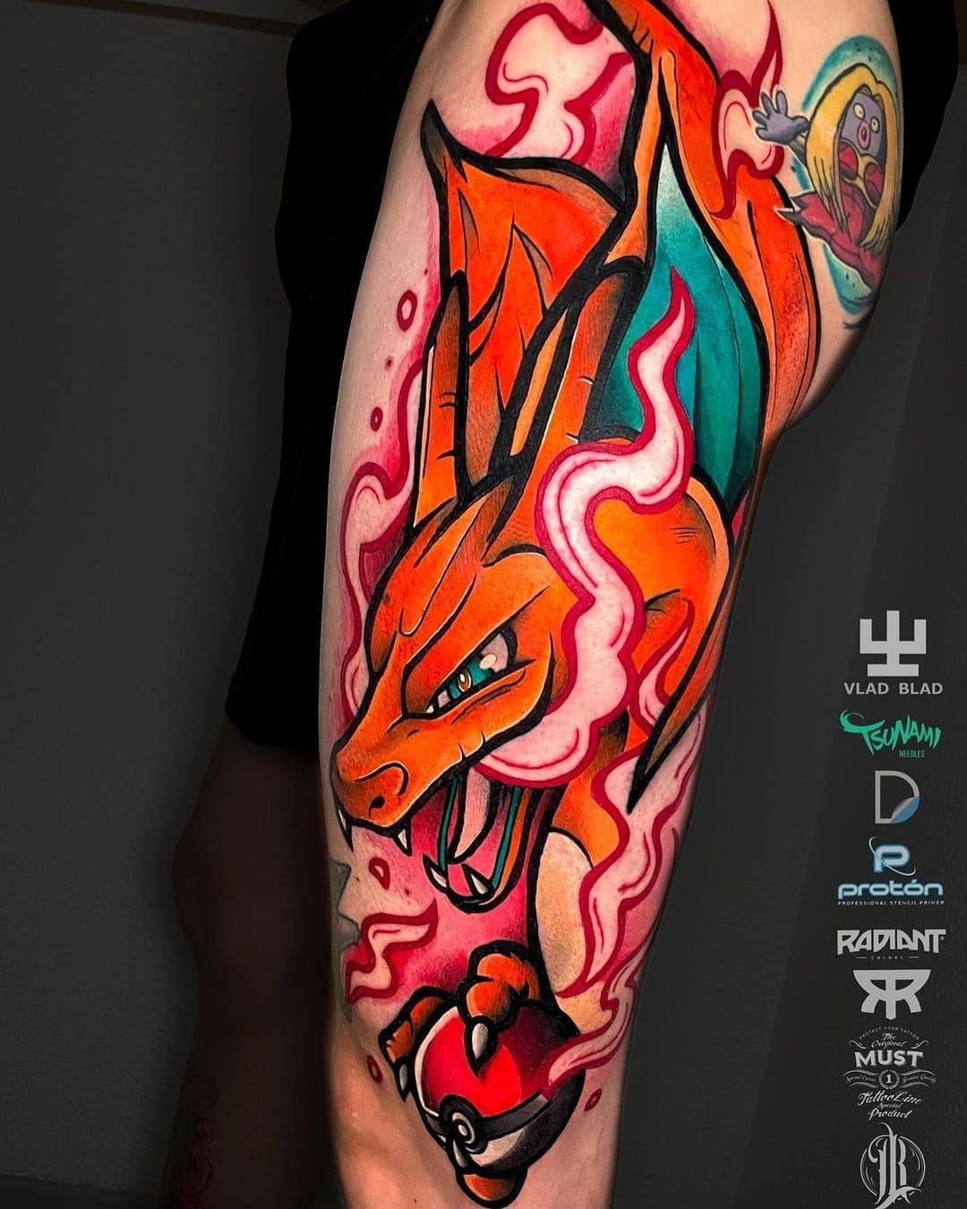 Charizard Tattoo Sleeve