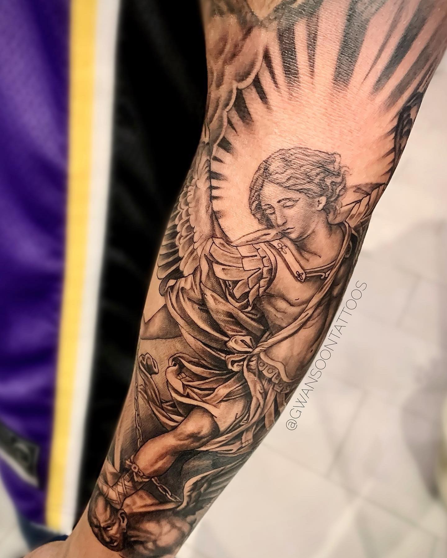 The Angel’s Battle Tattoo