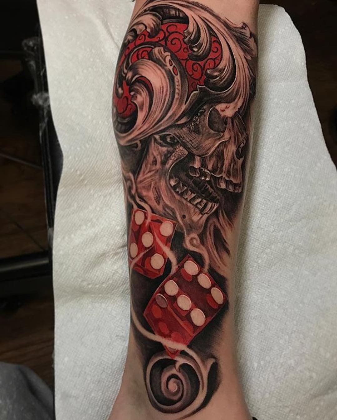 Ornamental Skull Tattoo