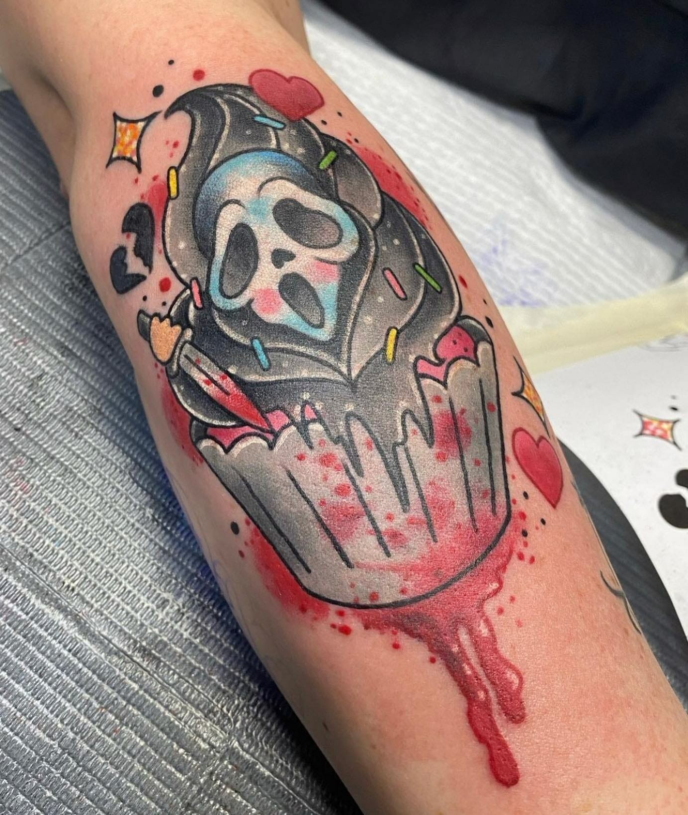 Colorful And Funny ‘Scream’ Tattoo Ideas