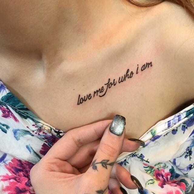 Script Tattoo Designs in Cursive Fonts