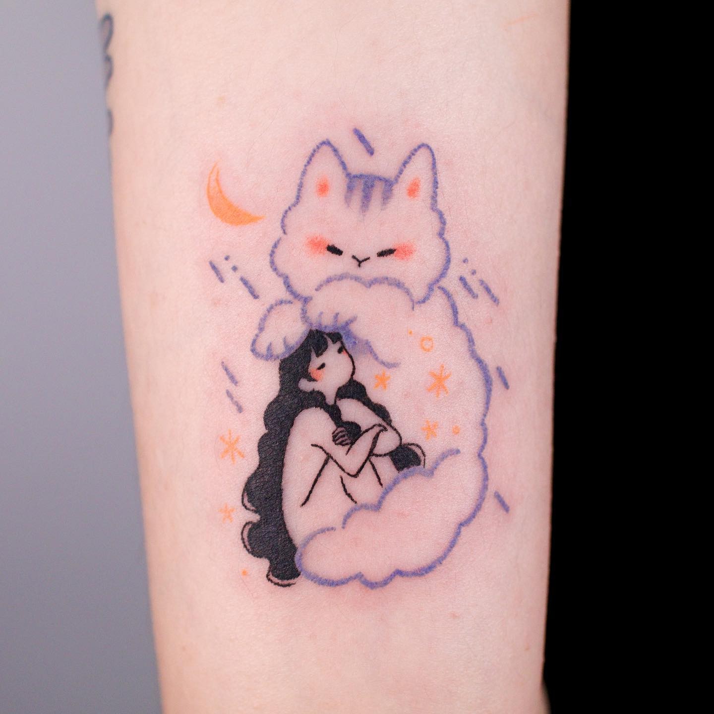 Cute Cloud Tattoos Drawings