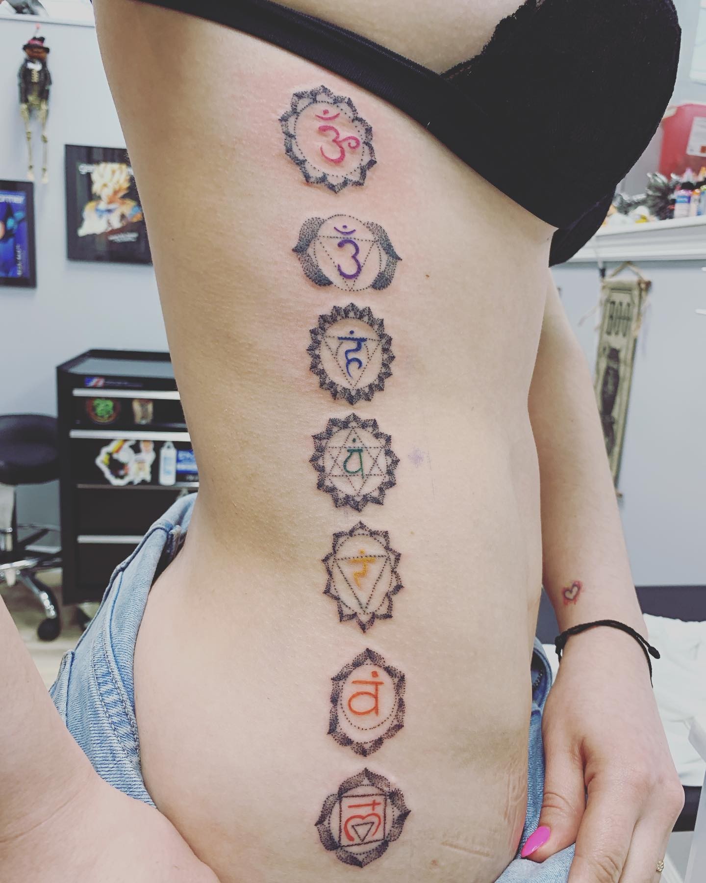 The Sanskrit Chakra Tattoo