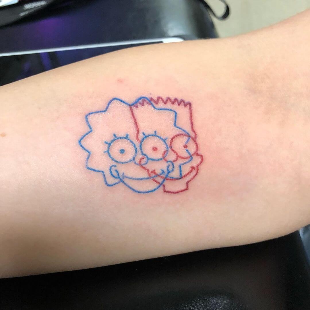 3-D Bart Tattoos That Will Blow Your Mind