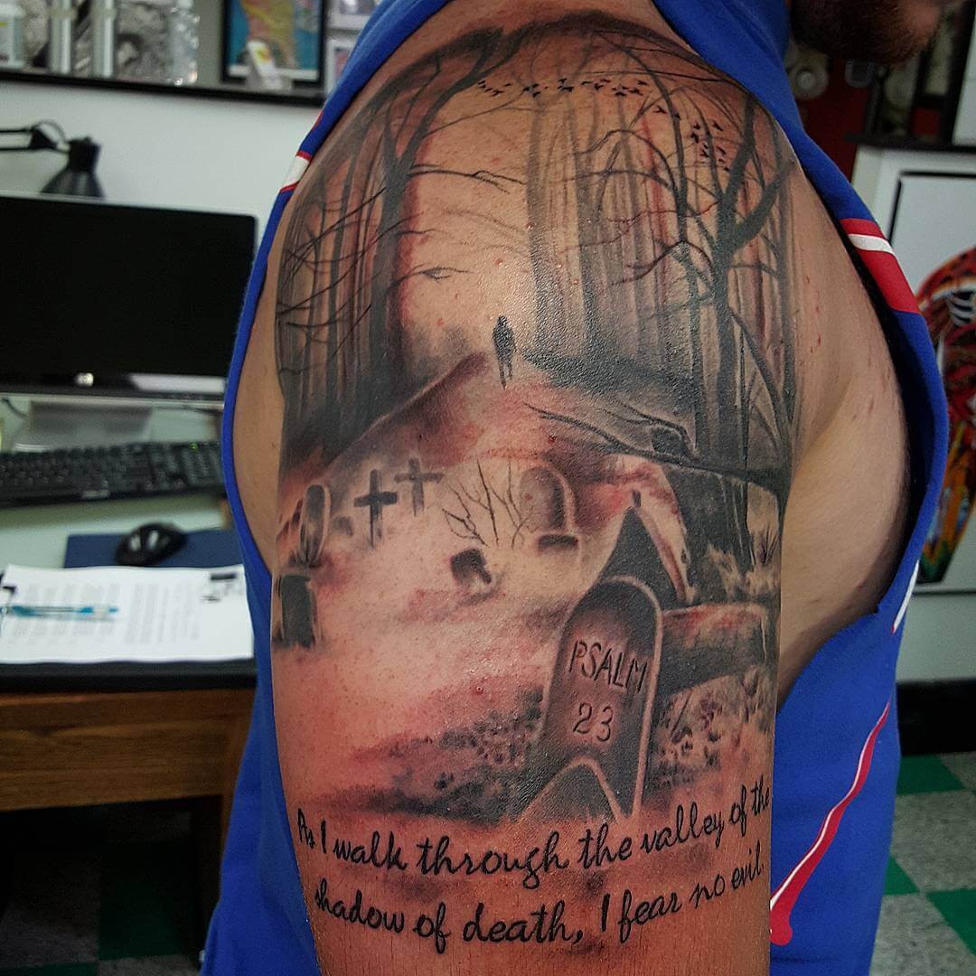 Psalm 23 Tattoo Sleeve