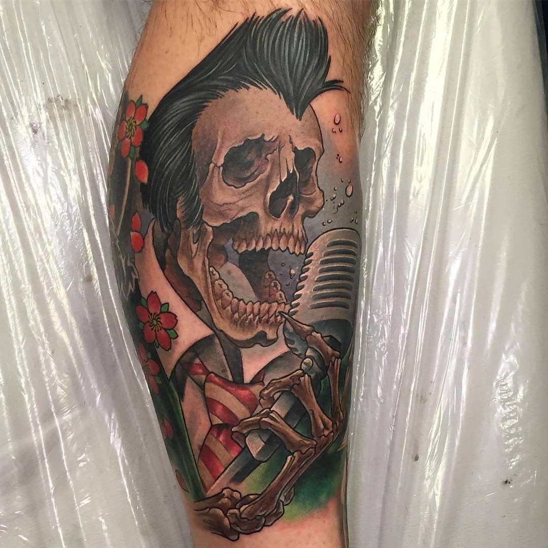 Rockabilly Skull Tattoos