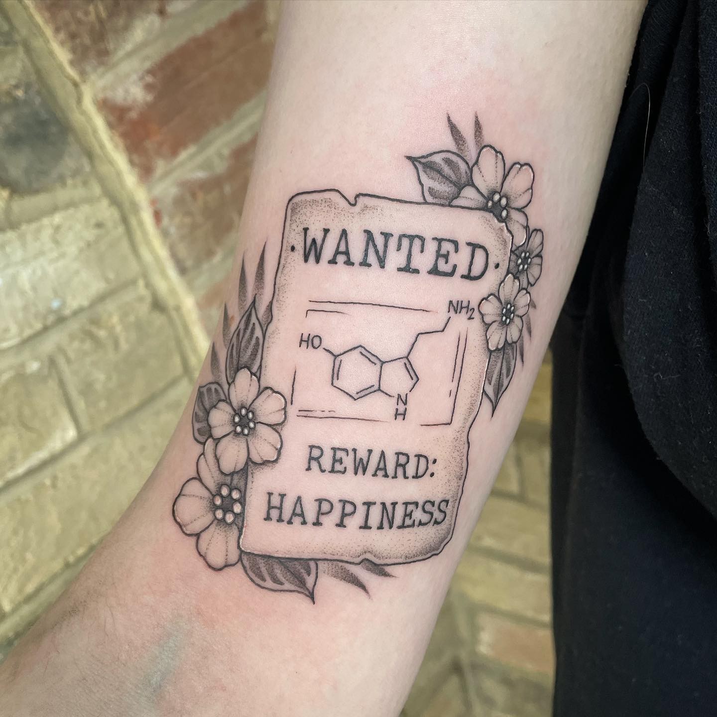 The Most Wanted Happiness Poster Creative Tattoo