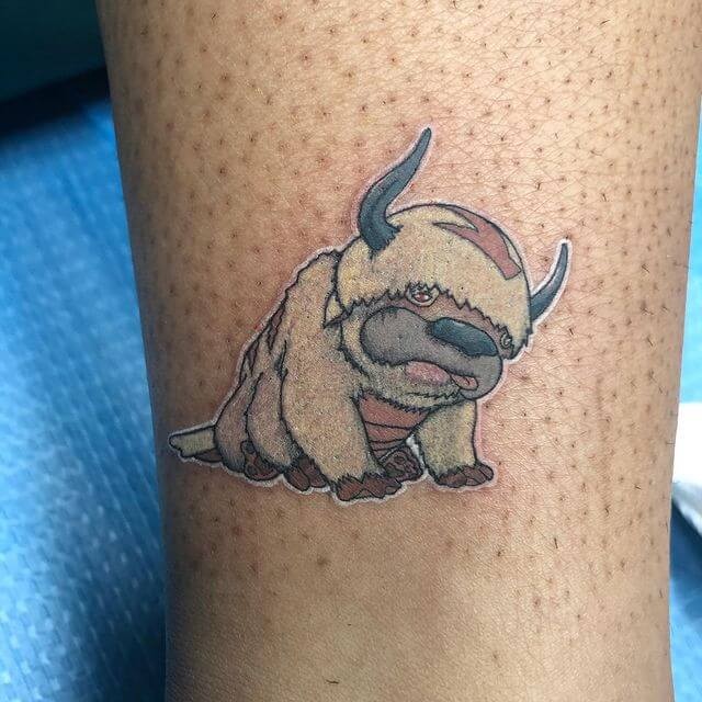 Funny Appa Sitting Tattoo