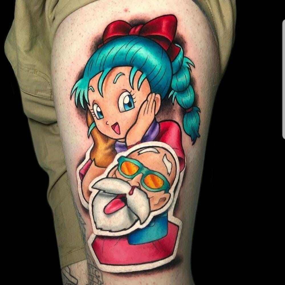 Bulma Tattoos DBZ Ink