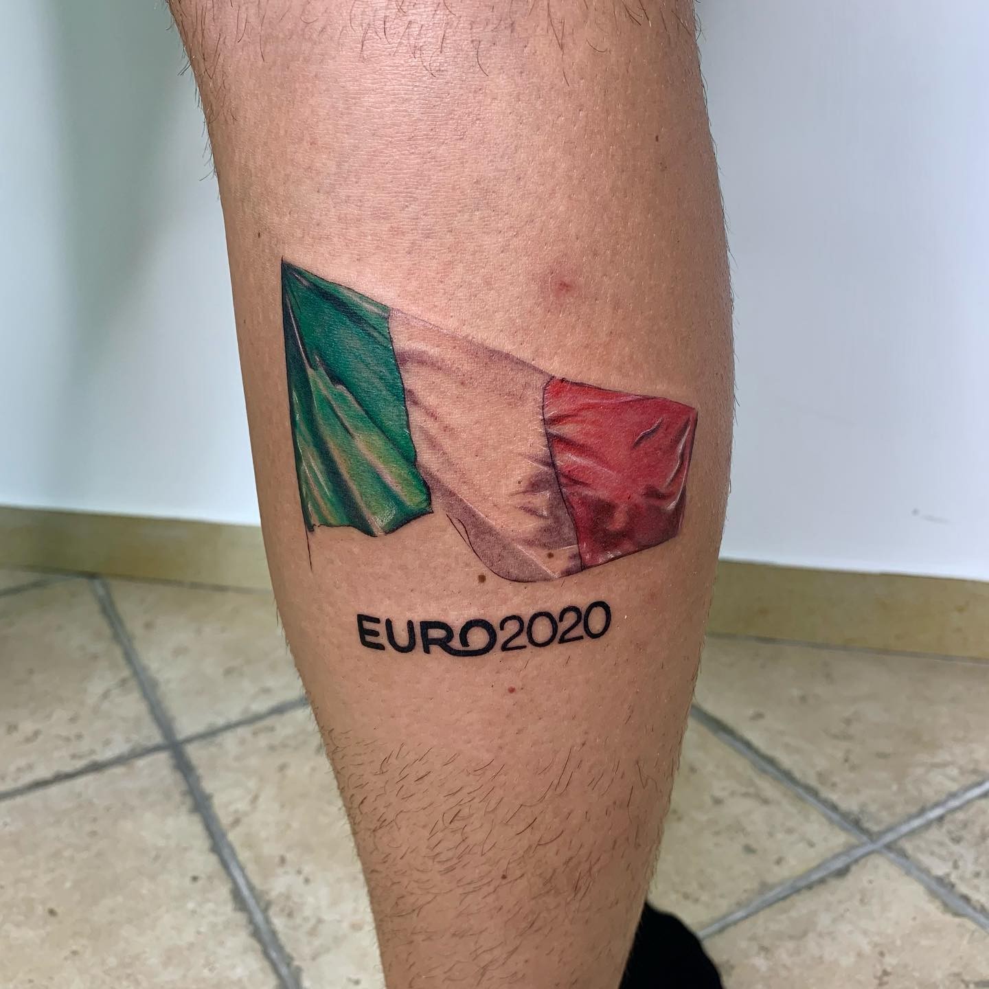 Italian Flag Tattoo