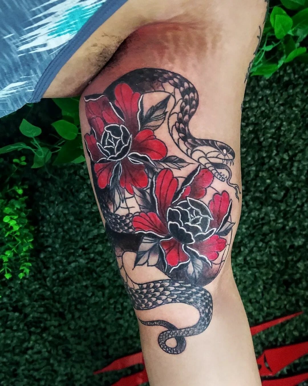 Japanese Snake Tattoo