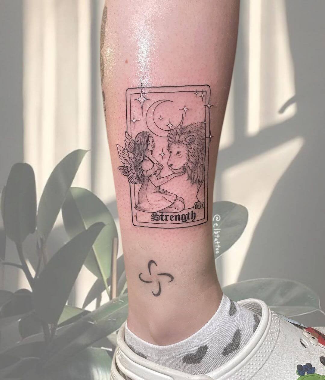 Custom Aesthetic Minimalist Tarot Tattoo