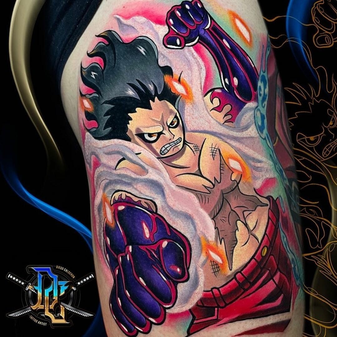 The Snakeman Luffy Tattoo