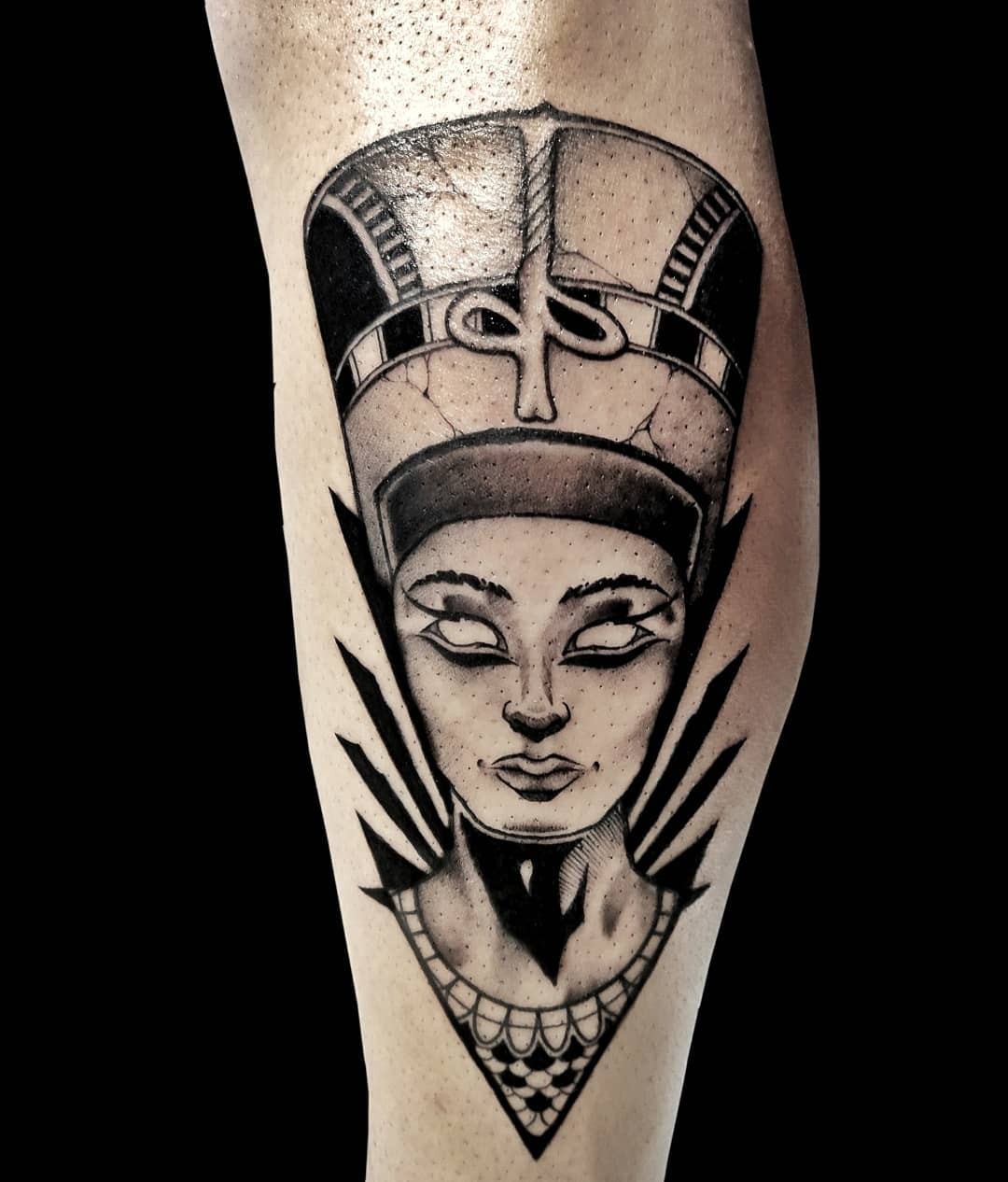 Queen Nefertari of Ancient Egypt Tattoo