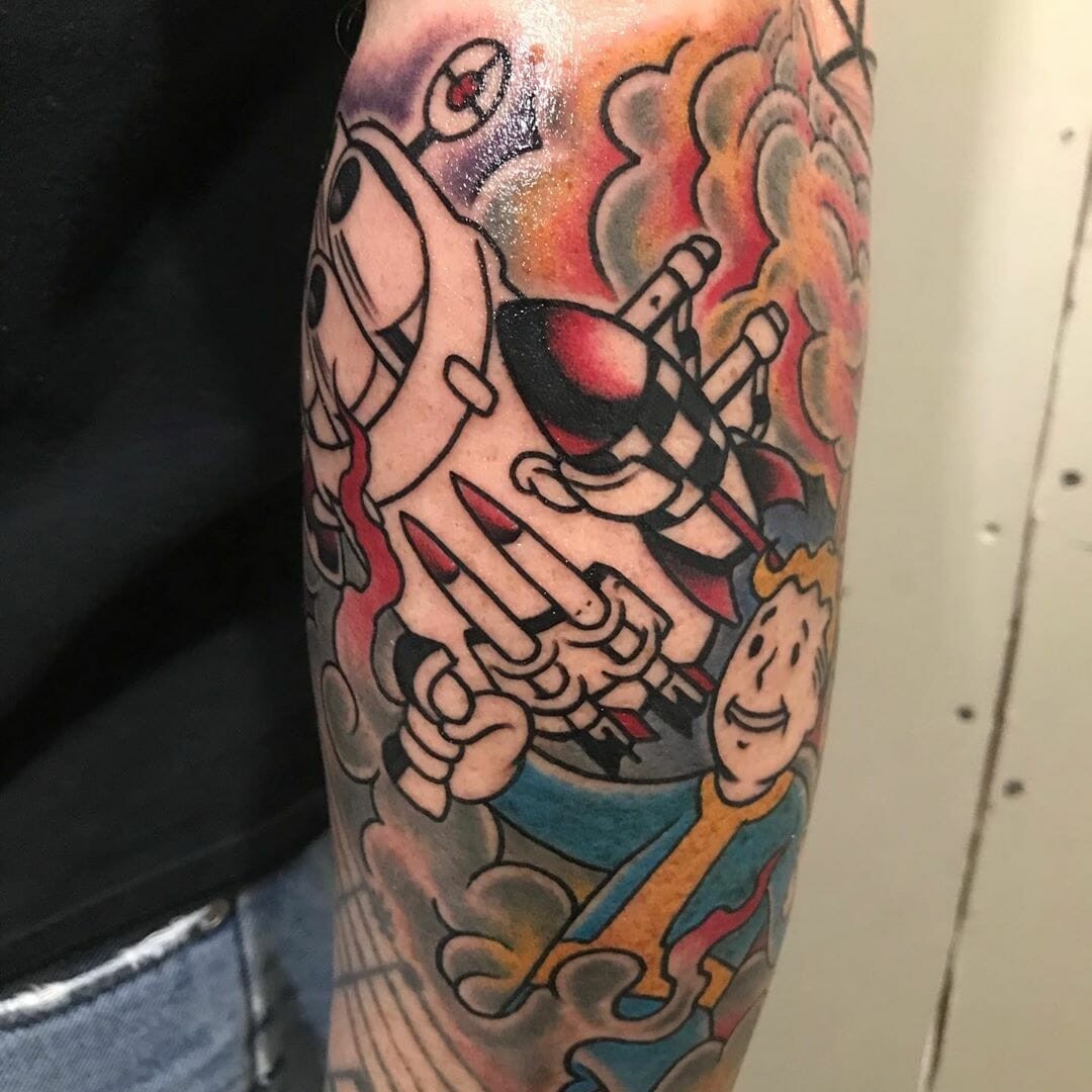 Fallout Tattoo Sleeve