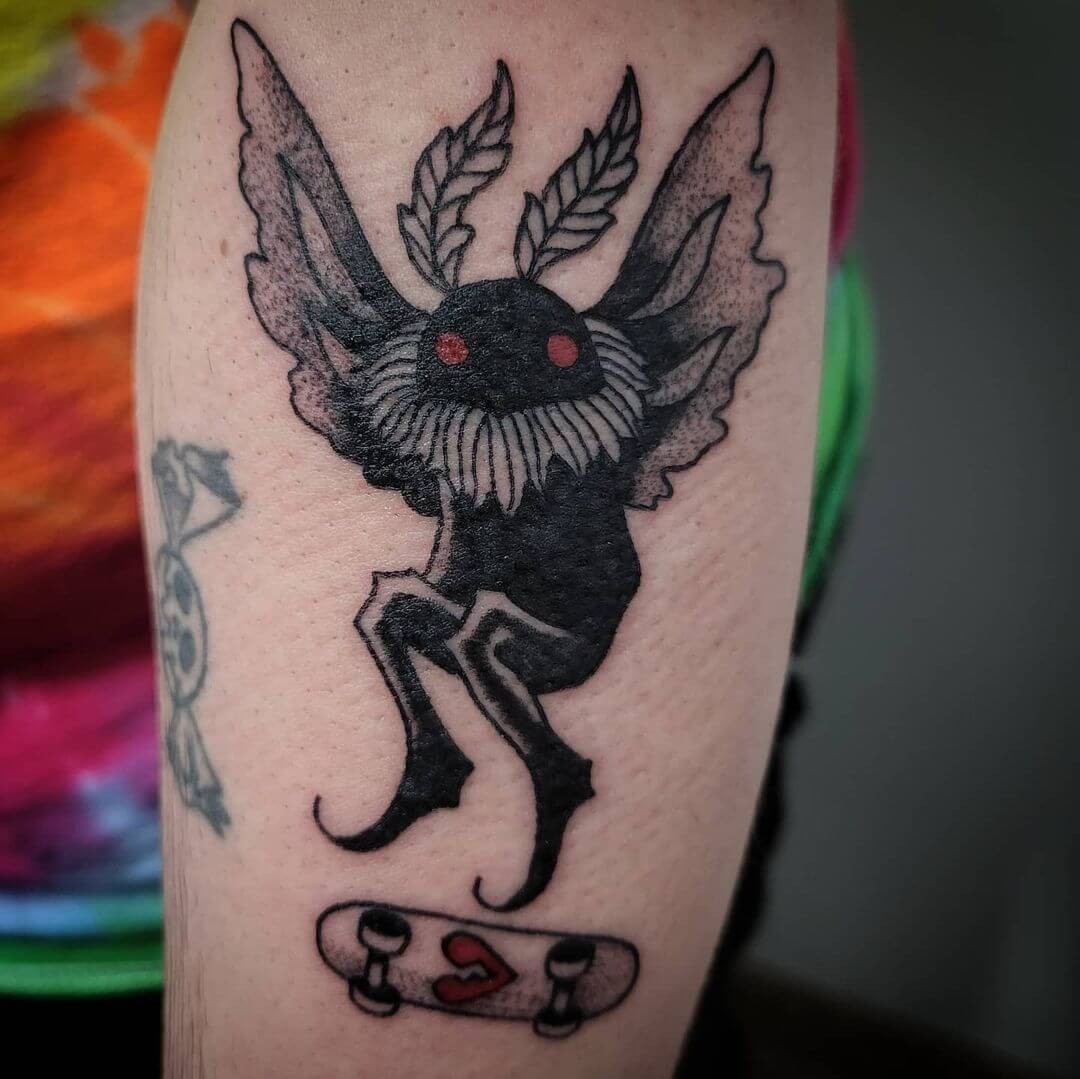 Skater Cryptid Tattoo