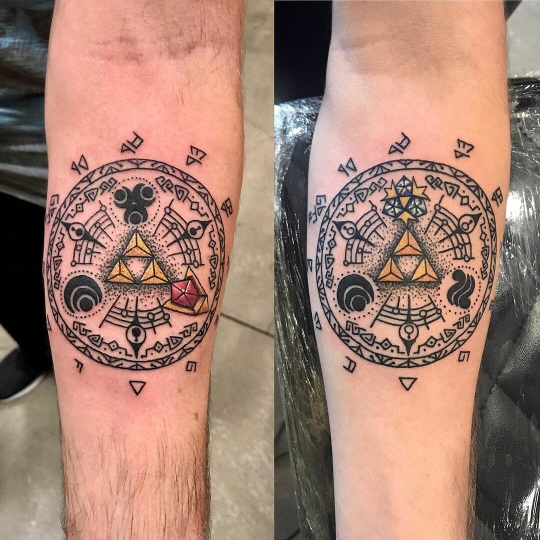 Couple Design Circles Of Fifths Tattoos