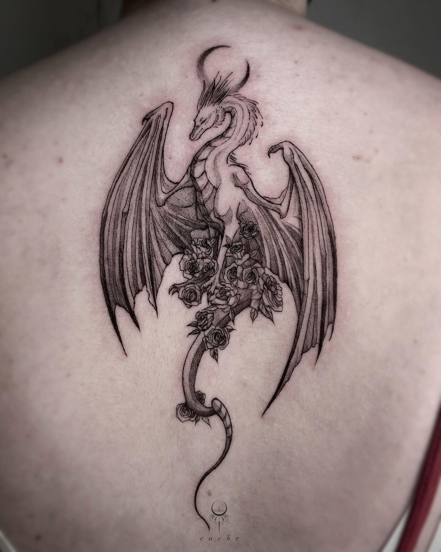 Dragon Back Tattoo