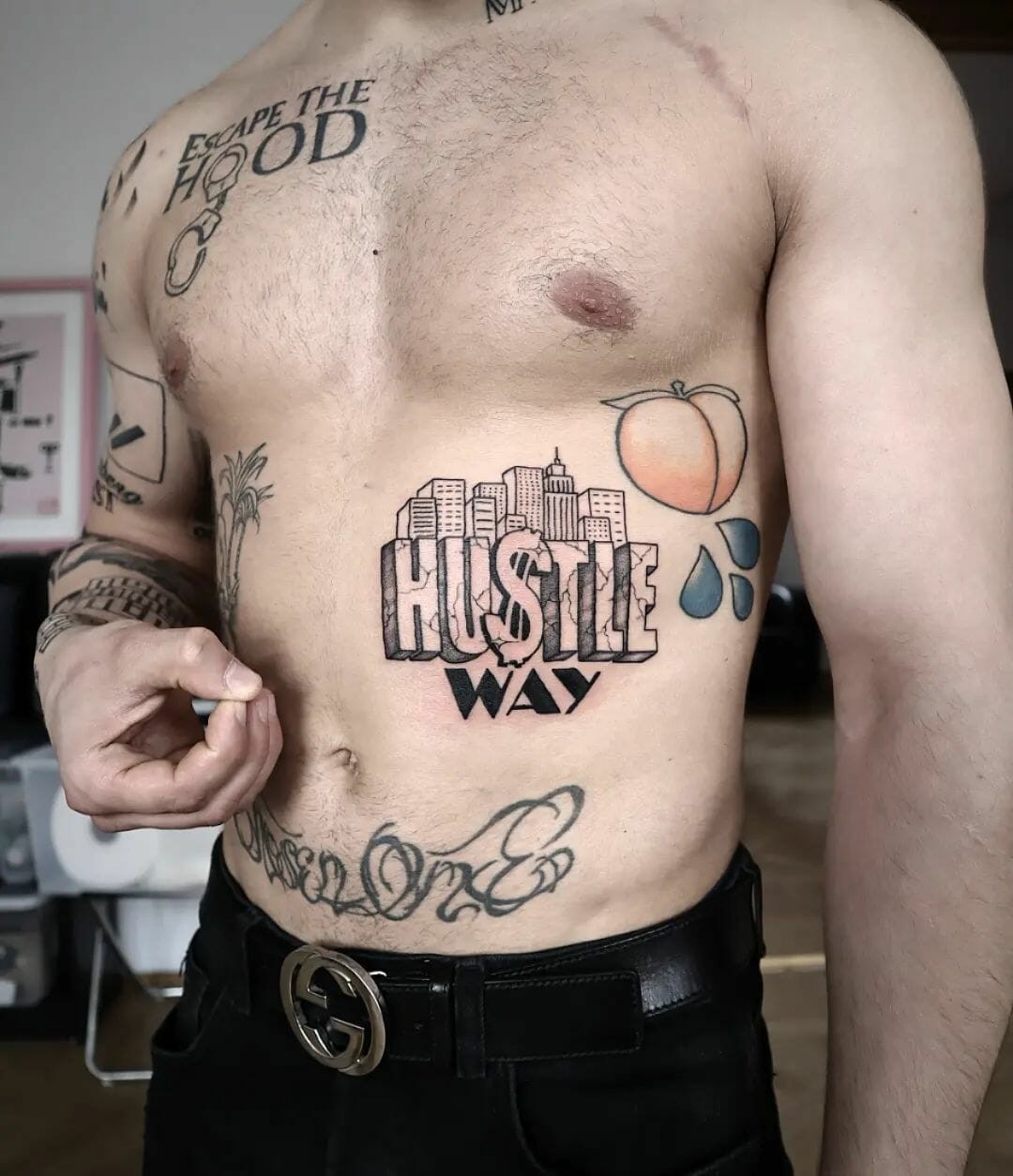 The “3D Hustle Way” Hustler Tattoo