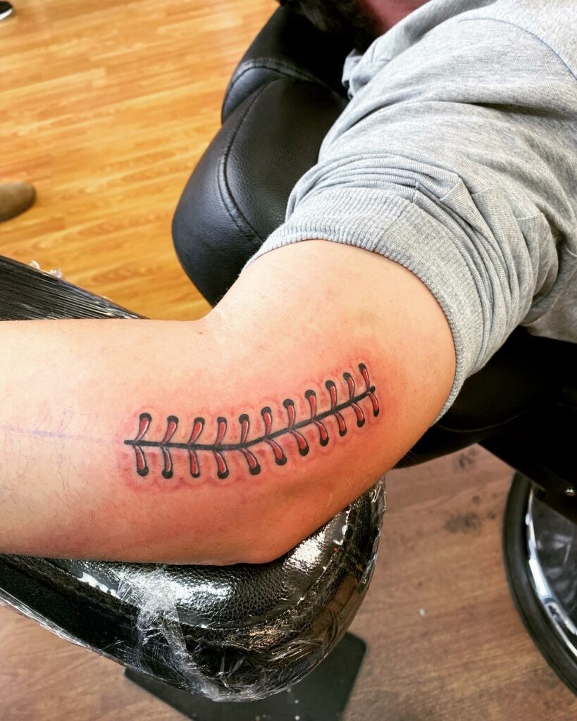 Baseball Fan Tattoo