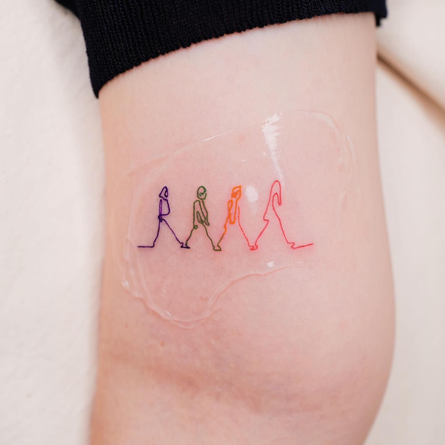 Minimalist Beatles Tattoo Ideas