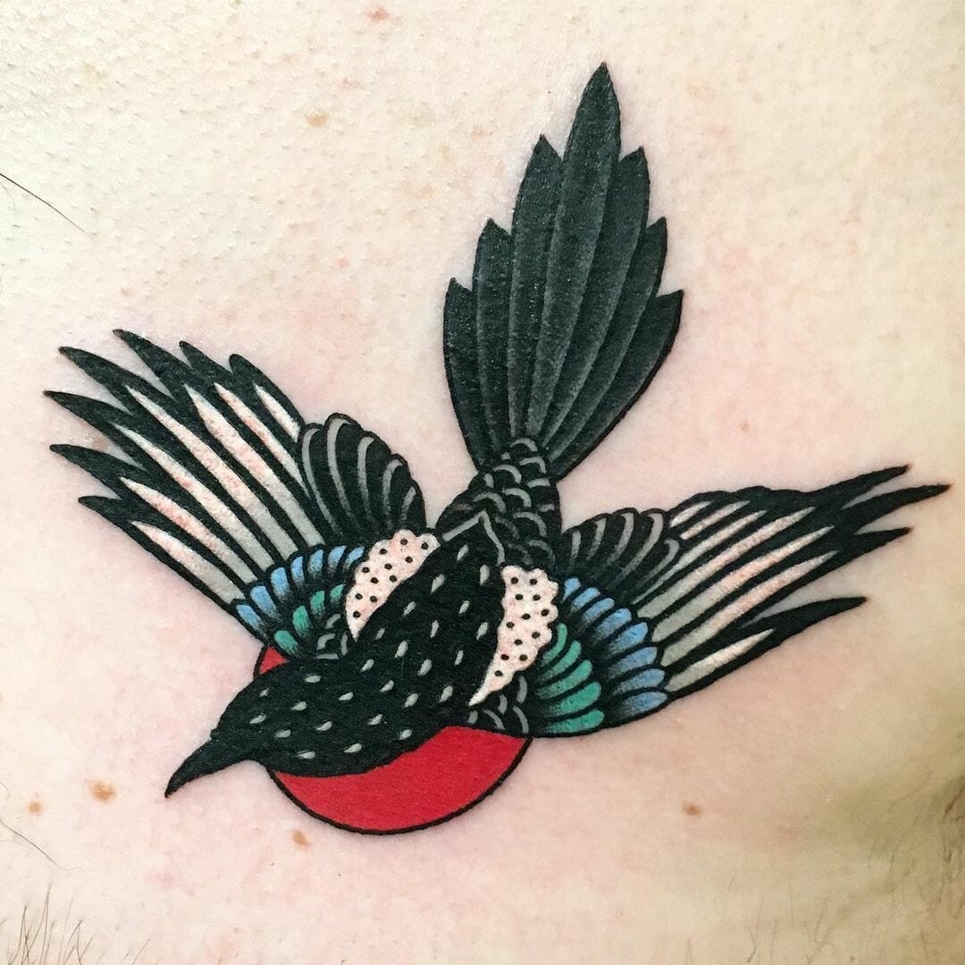 Flying Magpie Tattoo