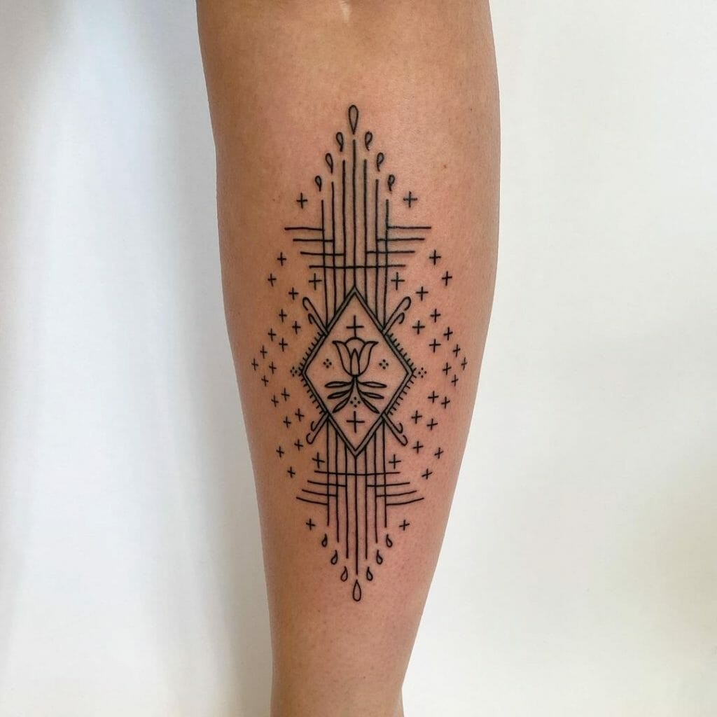 Intuitive Shin Tattoos