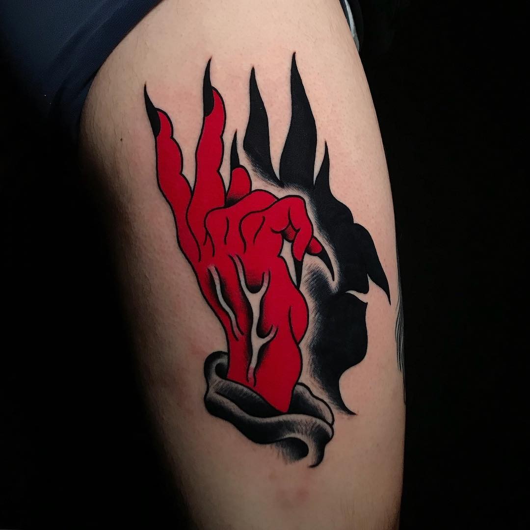 The Devil’s Trick Tattoo With Striking Inks