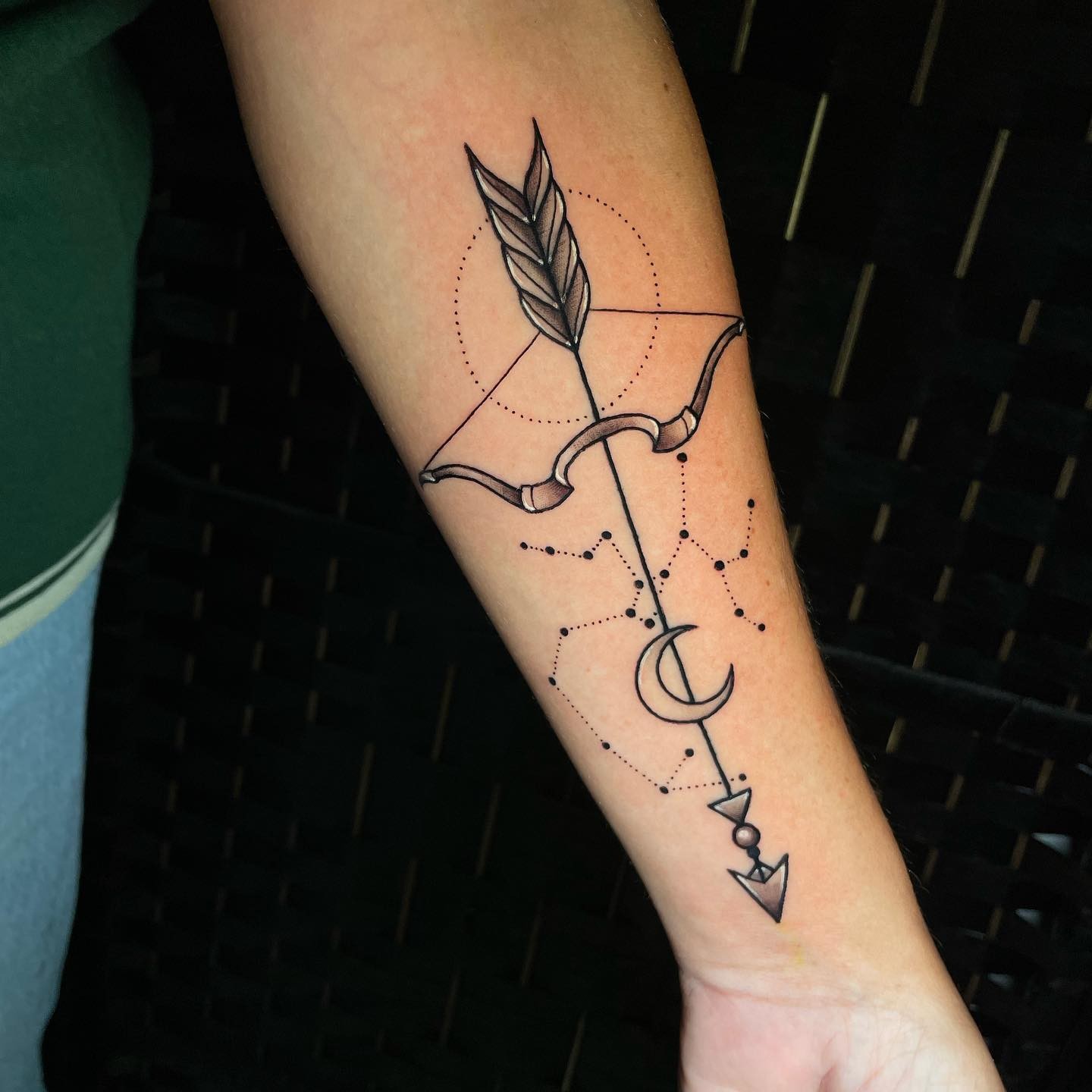 Artistic Constellation Tattoo