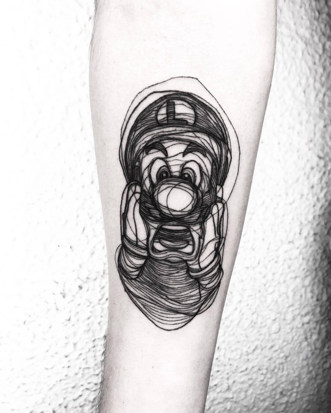 String Luigi Tattoo