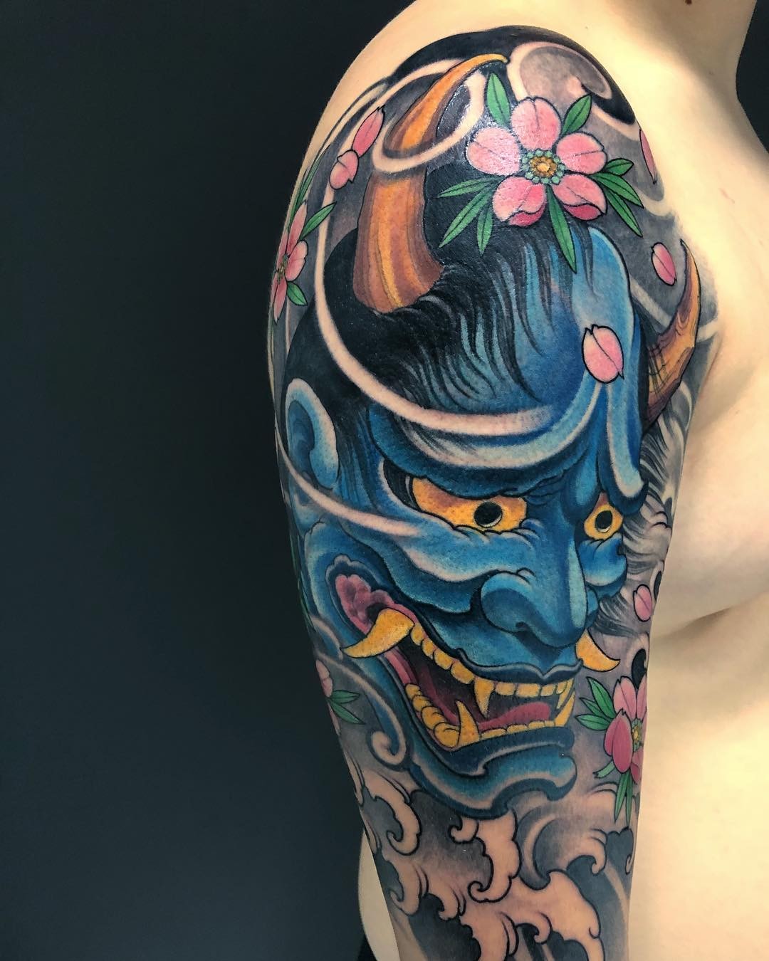 Oni Sleeve Tattoo