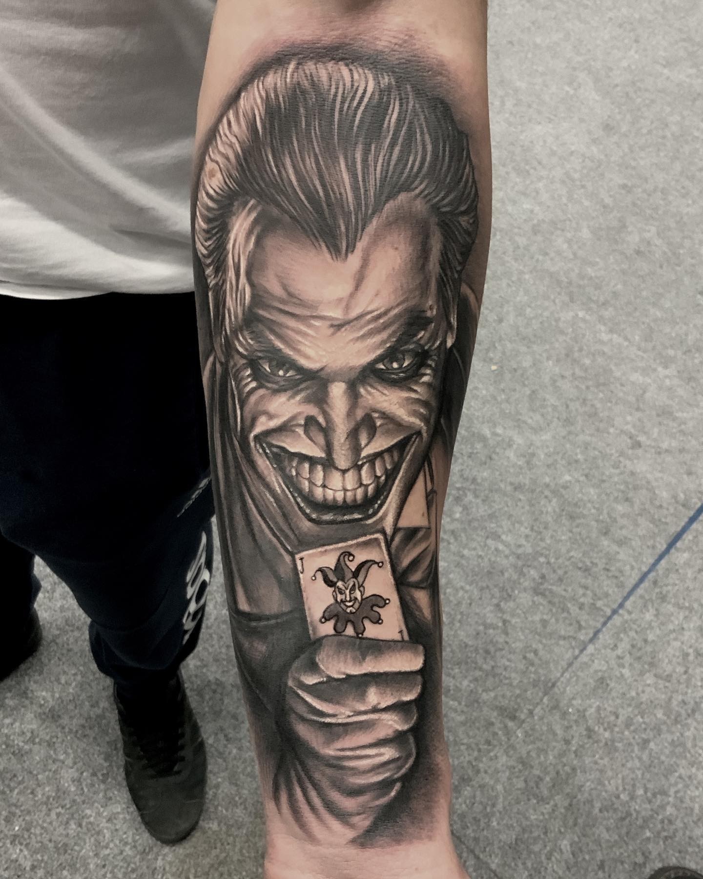 Joker Face Tattoo