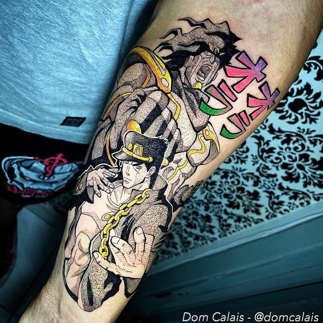 Jotaru X Star Platinum Joestar Tattoo