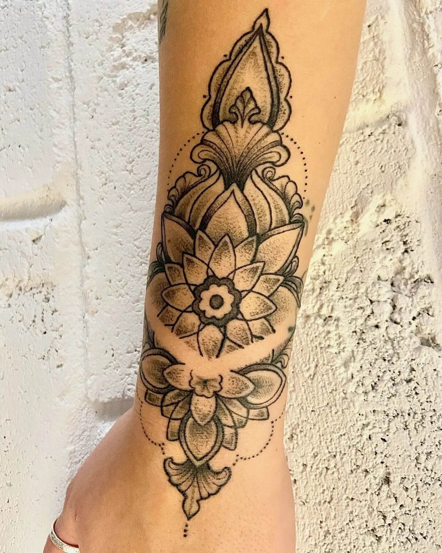 Excellent Wrist Mandala Tattoo