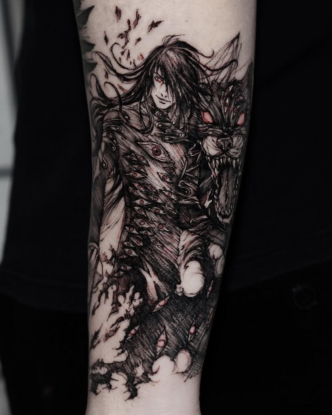 Hellsing Ultimate Alucard Tattoo