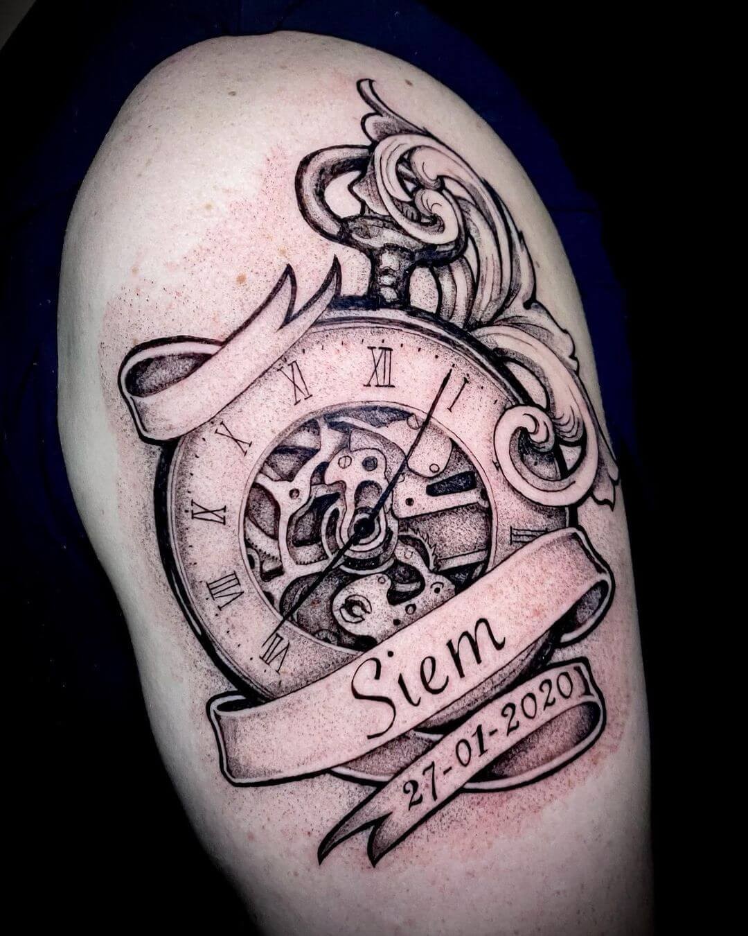 Pocket Watch Tattoo