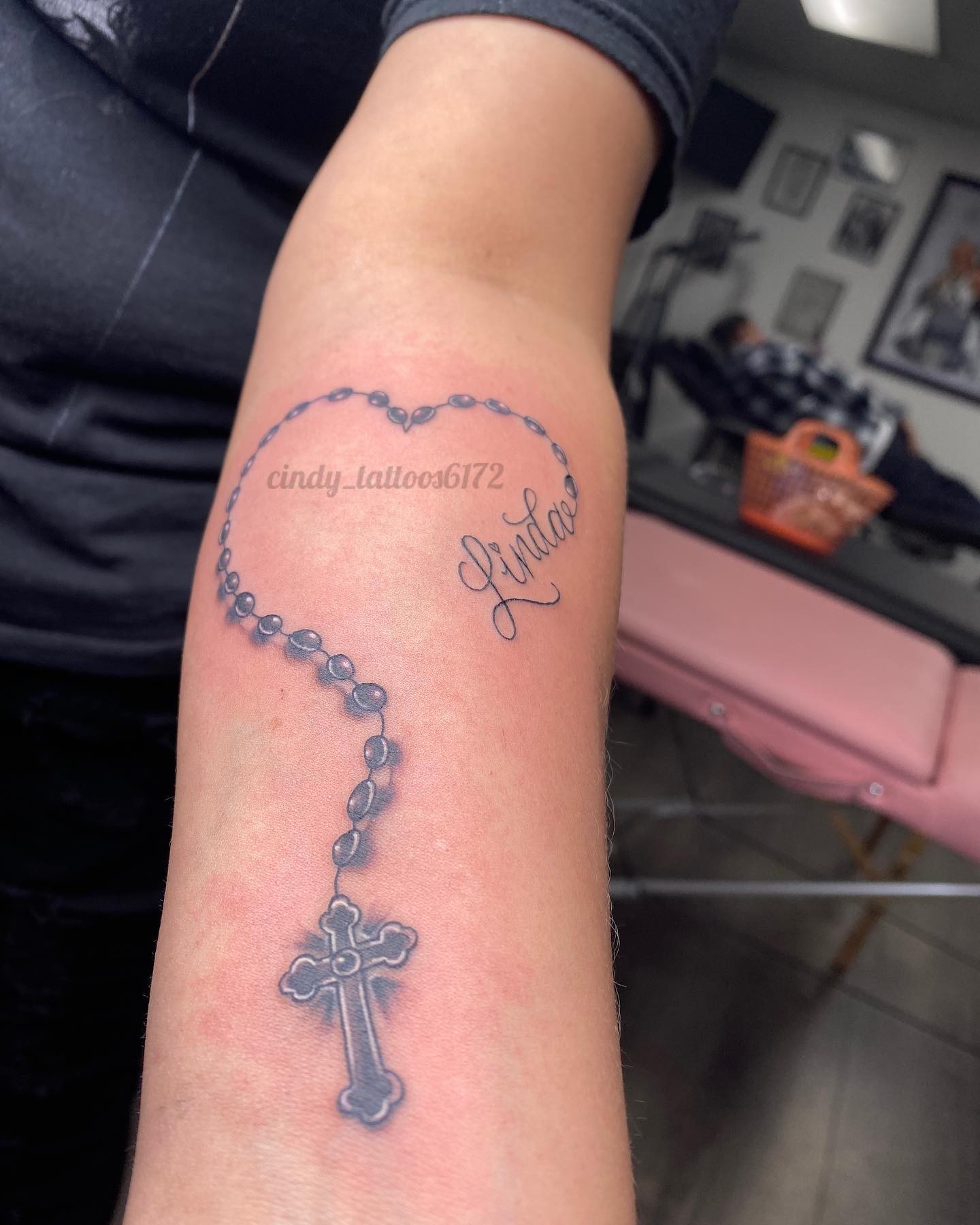 Rosary Memorial Tattoo Designs