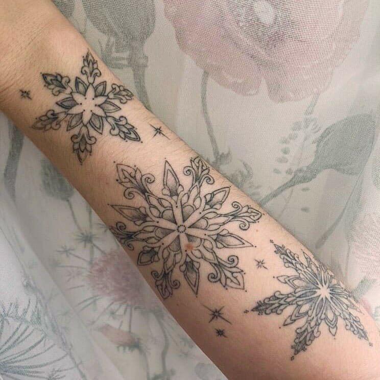 Floral Snowflake Patterns