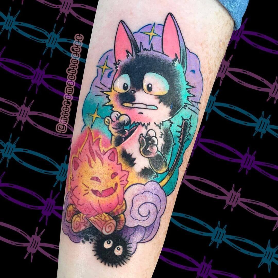 Custom Studio Ghibli Tattoo