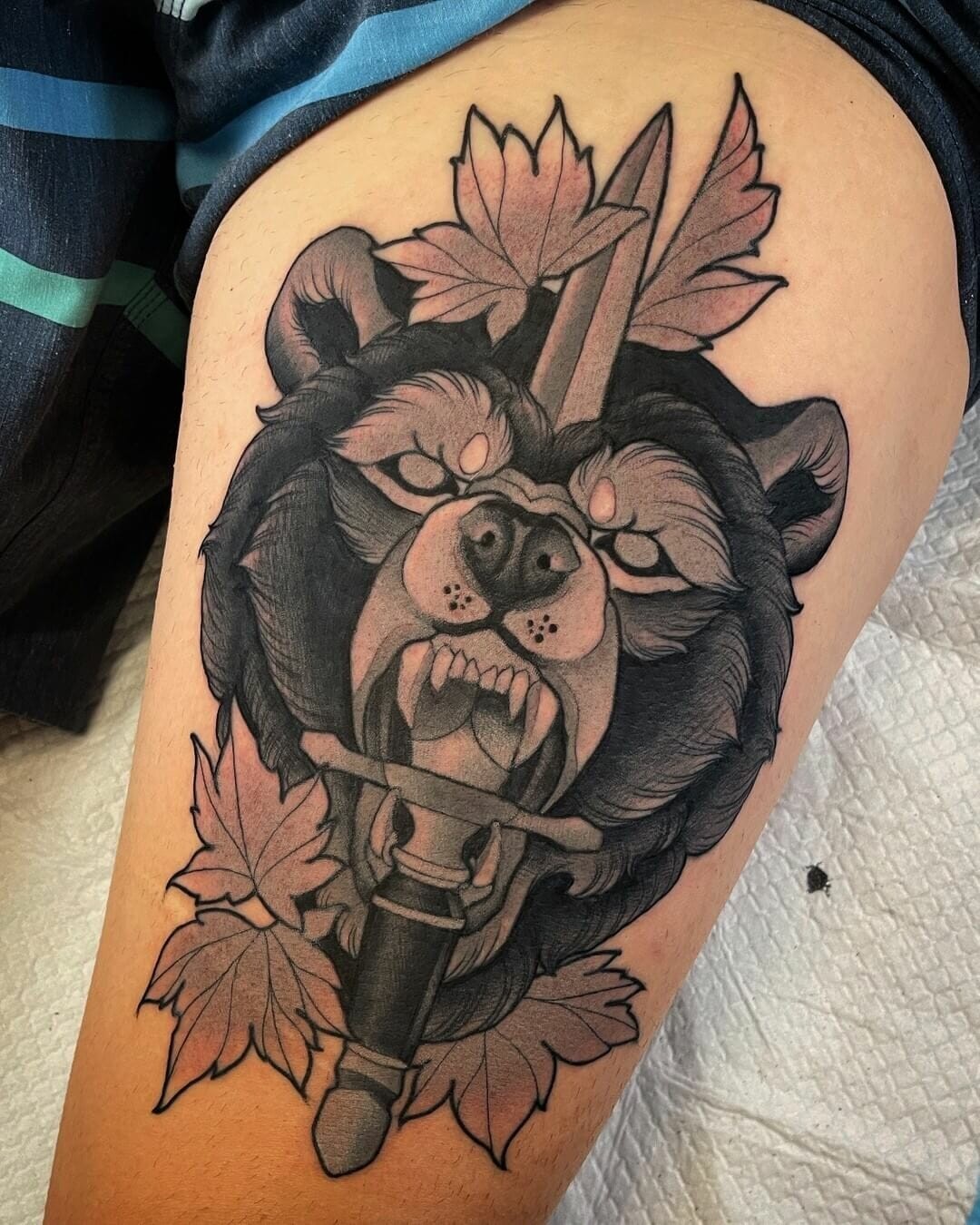 Black Bear Tattoo