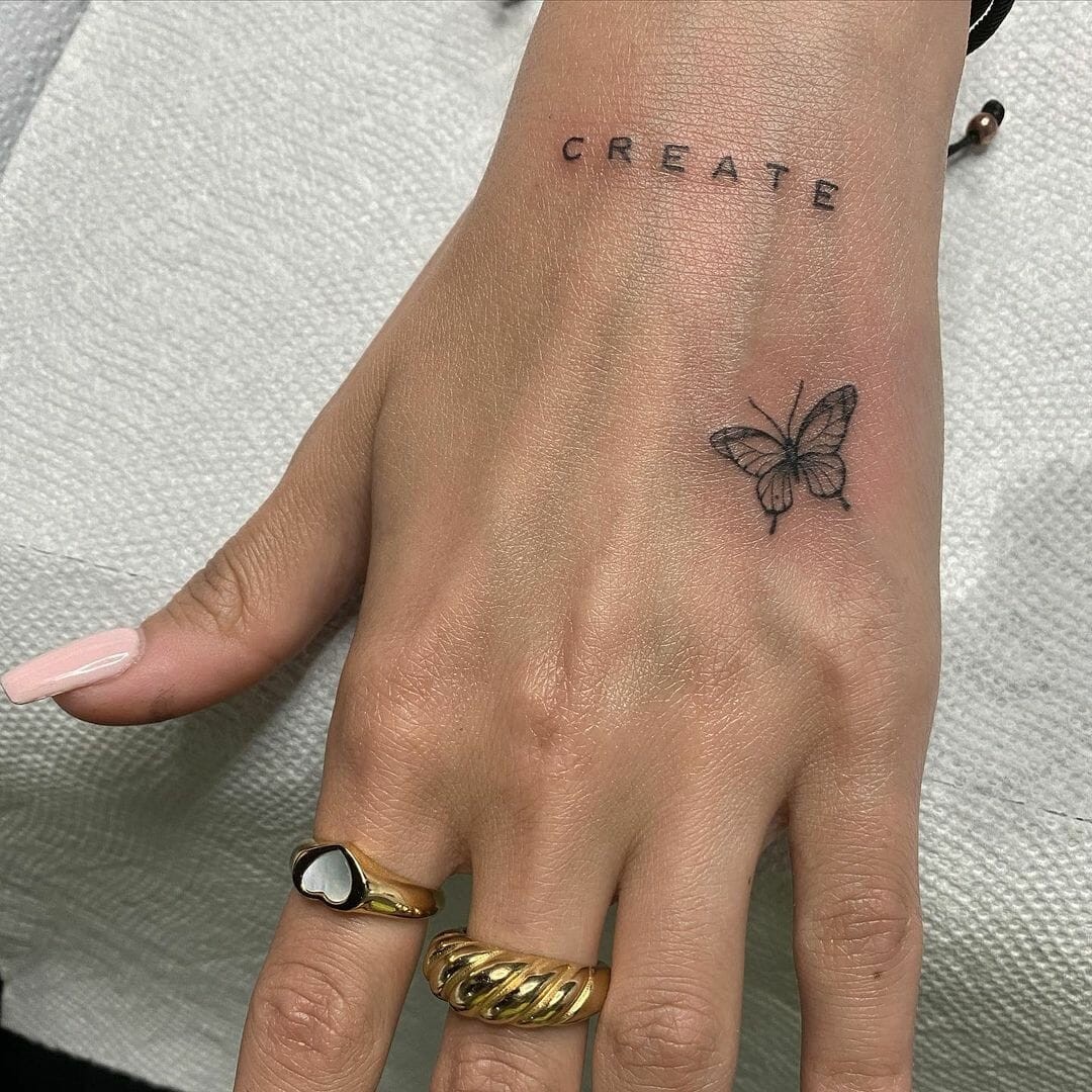 Small Butterfly Tattoo