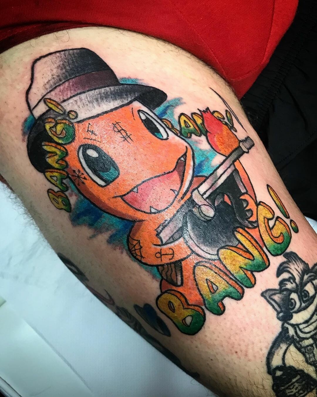 Charmander Cartoon Tattoos