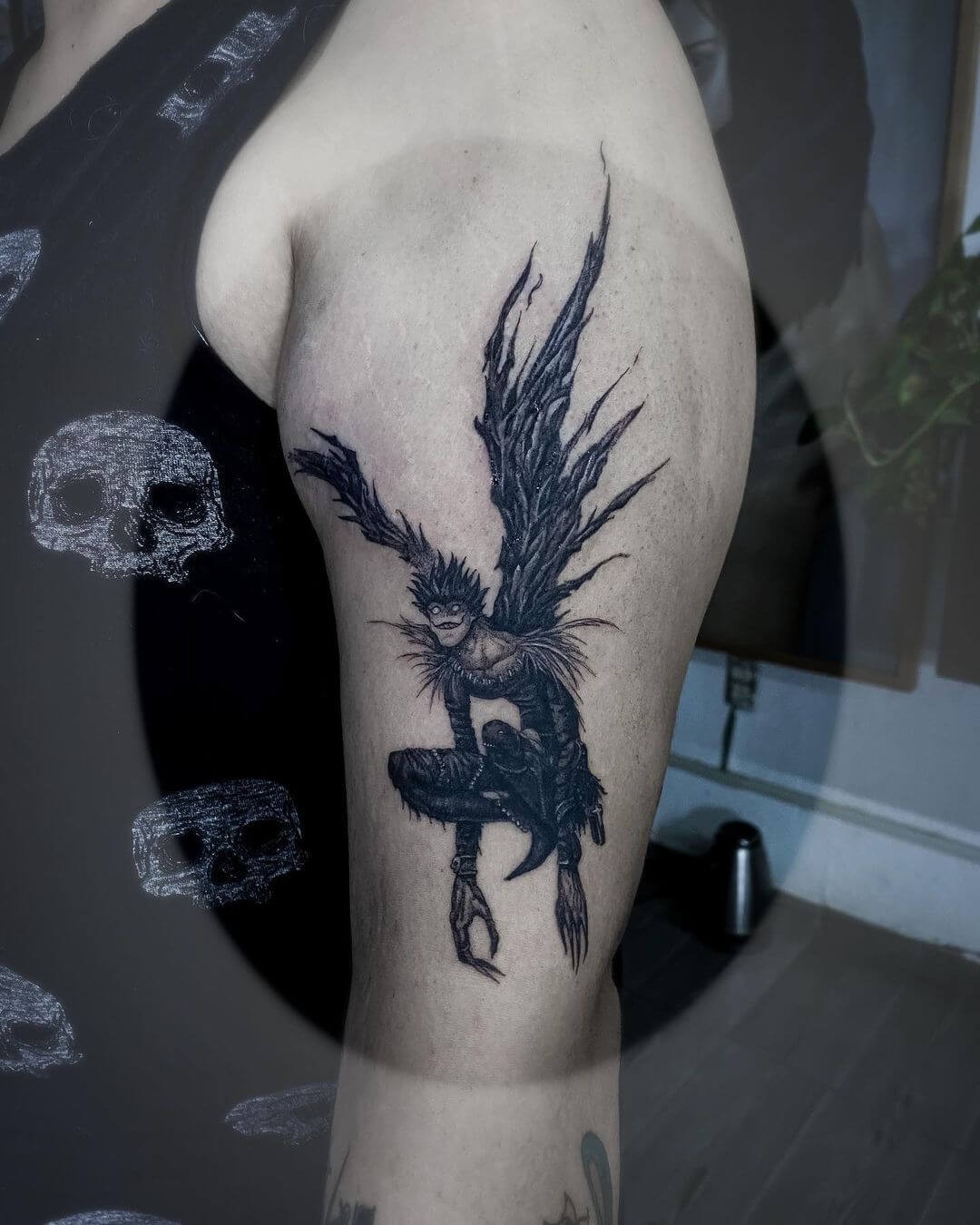 Flying Ryuk Tattoo