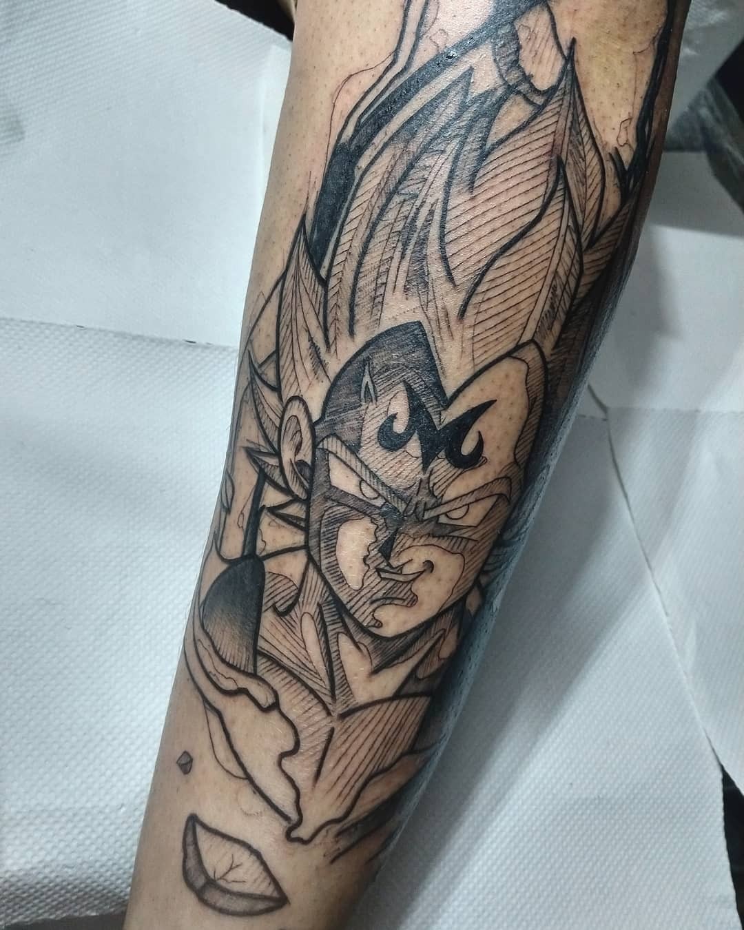 Dragon Ball Z Tattoo Anime Style