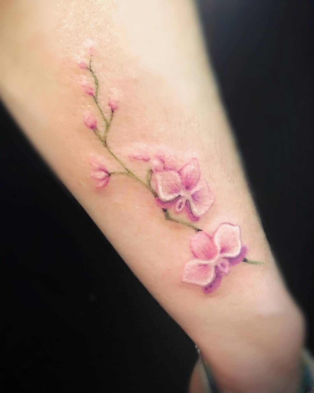 Traditional Orchid Tattoo Designs