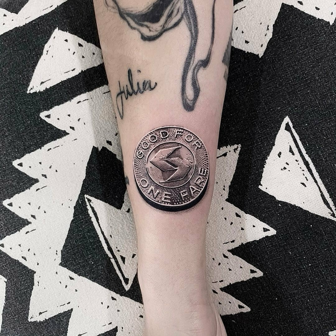 The One Fare Coin Tattoo