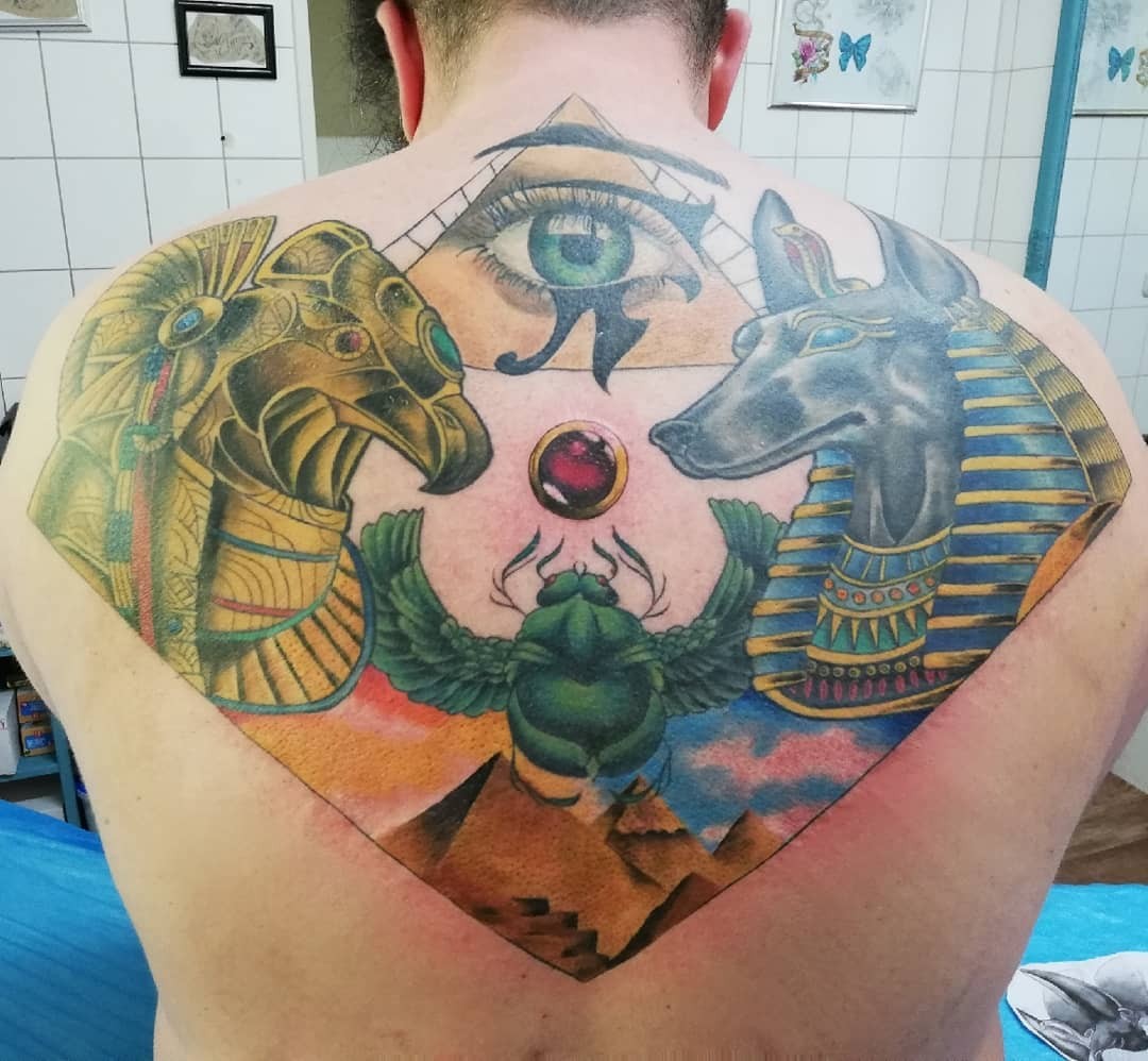 Horus And Osiris Tattoo