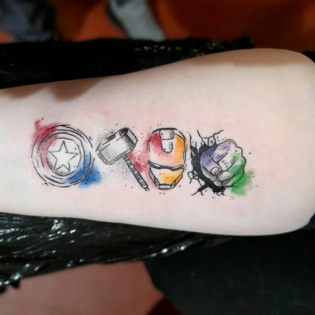 Tattoo Artist Avengers tattoo